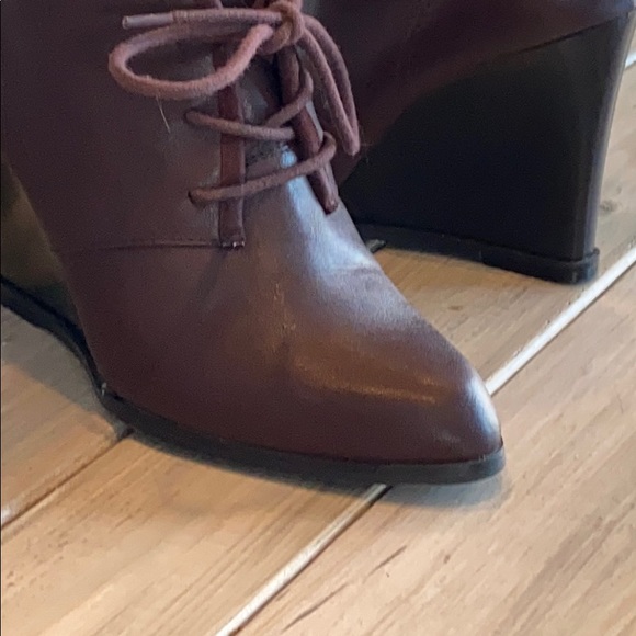 NineWest Cupcake in Oxblood Brown Bootie - Picture 8 of 8